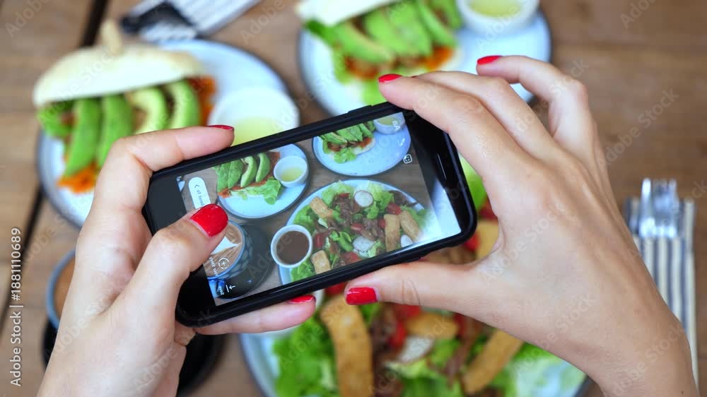 スマホでの料理撮影