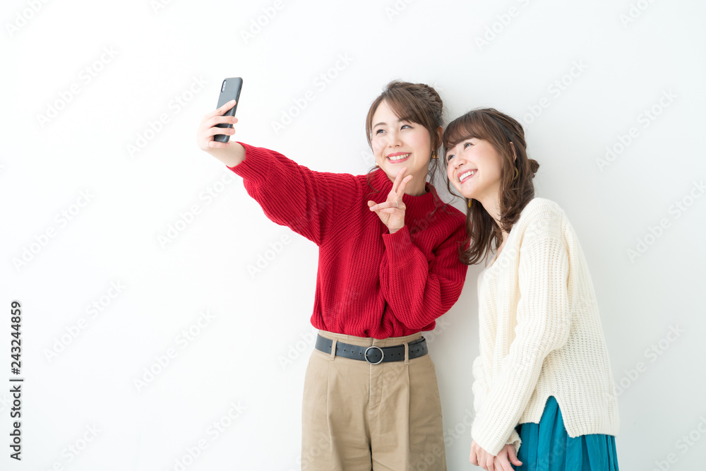 SNS投稿用の自撮り